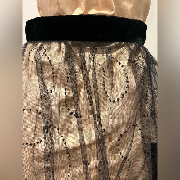 Vintage Black Velvet Apron - Picture 3 of 6